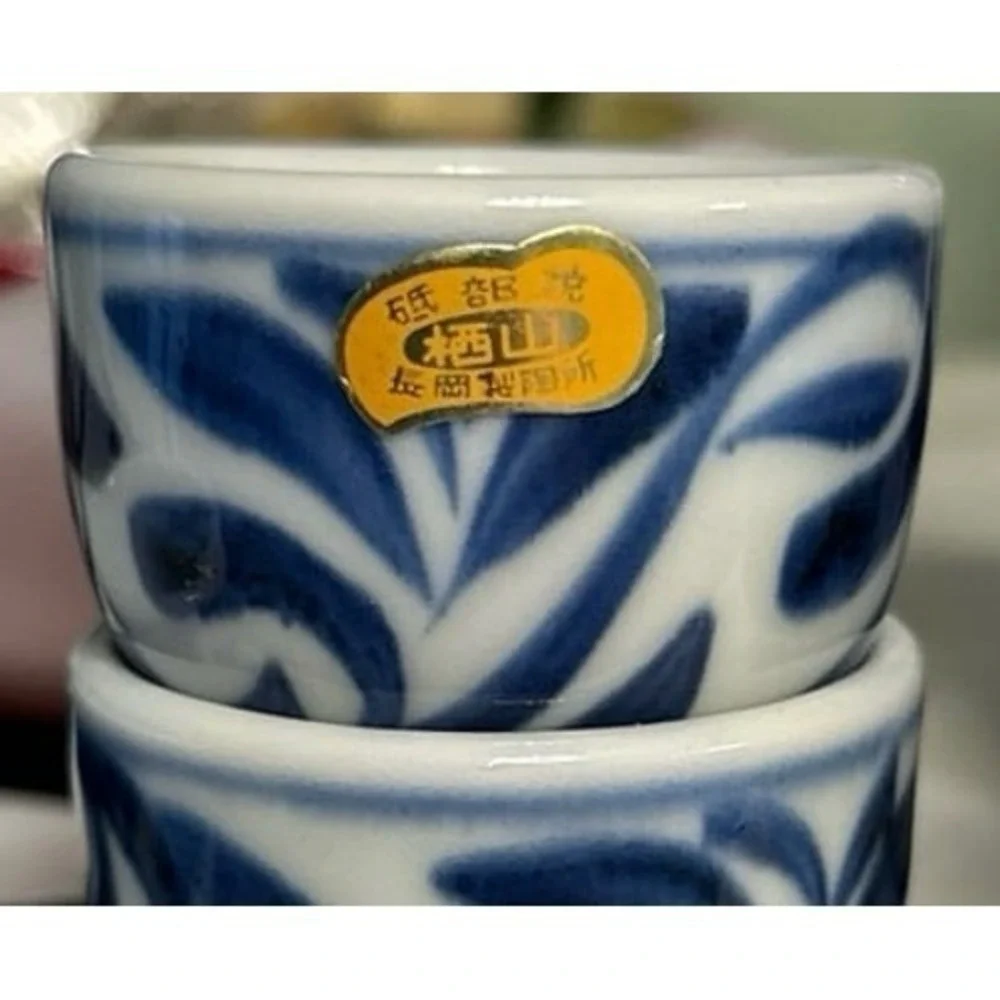 Set of 3 tiny bowls sushi soy sauce Japanese Asian charcuterie